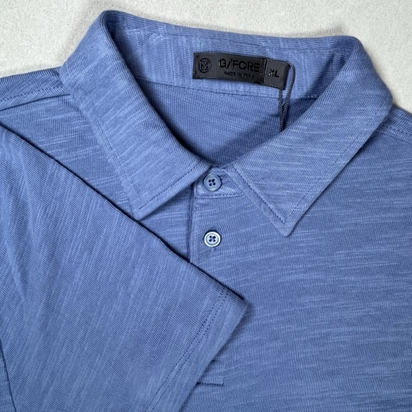 G/FORE | Shirts | New Gfore Mens Blue Cotton Polo Shirt Sz Xl Clubhouse ...